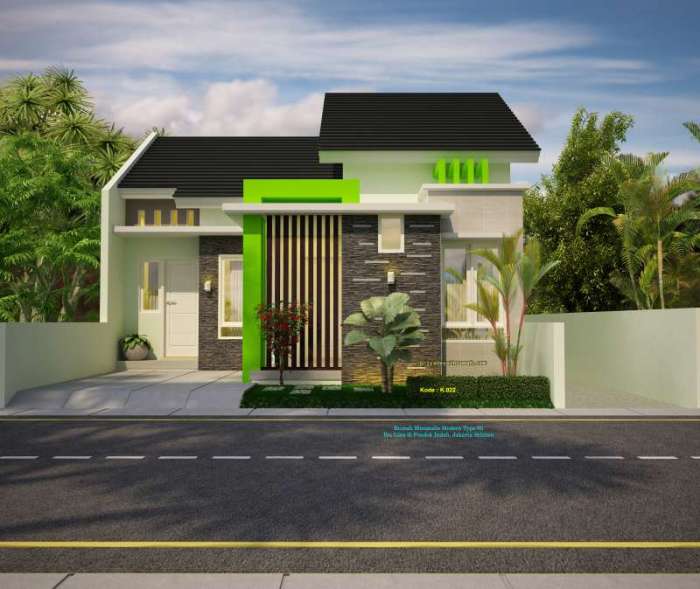 Desain rumah minimalis luas tanah 70 m2