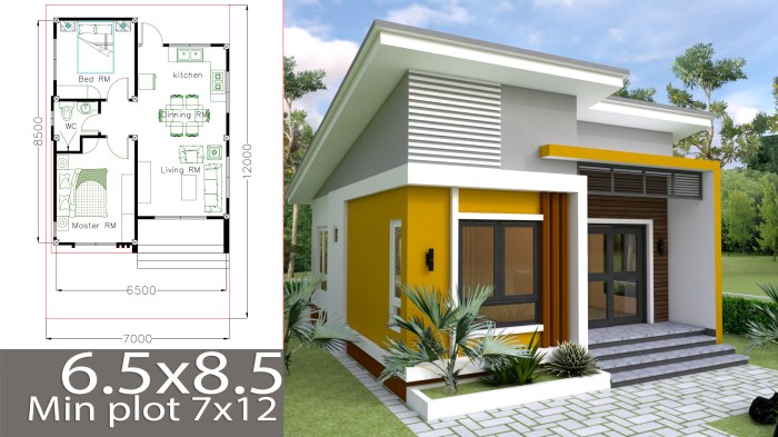 Desain rumah ukuran 6x10 meter 1 lantai