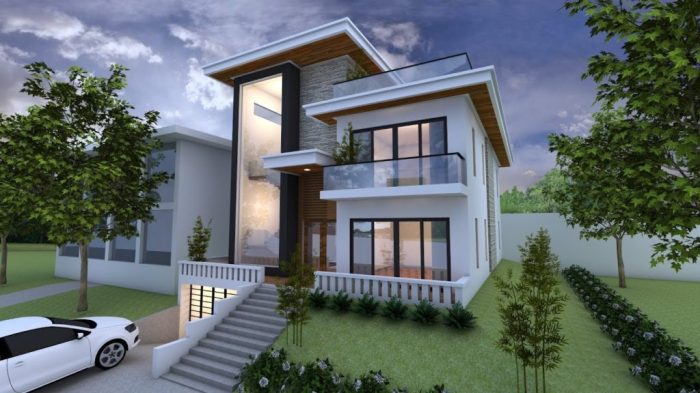 Desain Rumah Pojok 2 Lantai Panduan Lengkap