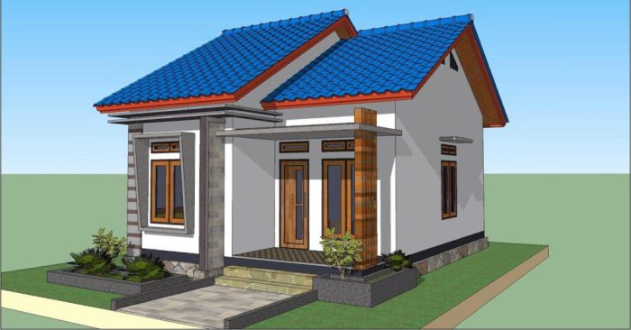 Desain Rumah Minimalis Ukuran 6 x 8 Meter