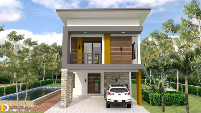 Desain rumah tingkat kecil minimalis