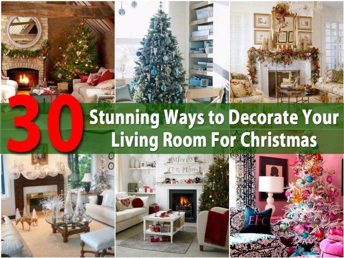 Living christmas room decoration ideas decorating great navidad decorated rooms decorations decor tree sala traditional design warm holiday fireplace interior